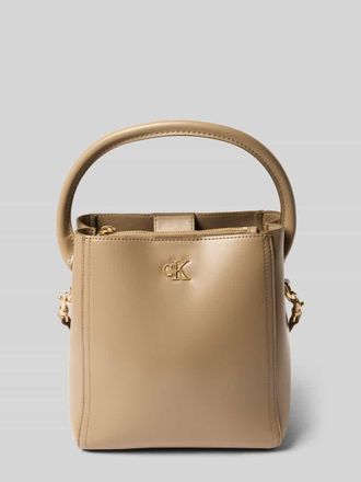 Calvin Klein Handtasche mit Tragehenkel in Beige, Größe 1