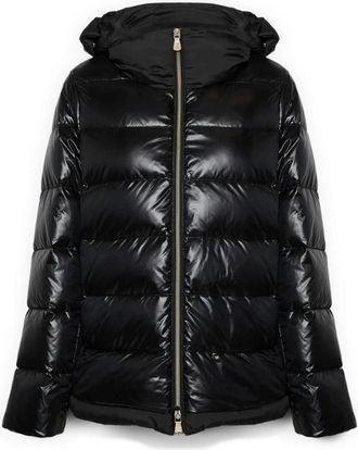 Elena Miro Down Jassen - Dames - Gewatteerde jassen - Zwart - M - Nylon - Jassen