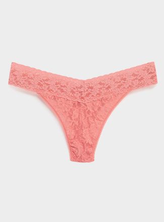 Hanky Panky Womens Stretch lace thong Nylon