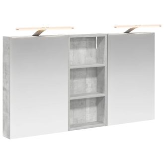 vidaXL Juego De Muebles De Ba&ntilde;o Con Estante 3 Pcs 110 X 10,5 X 60,5 Cm Vidaxl