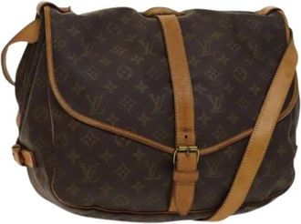 Louis Vuitton Pre-owned Cross Body Bags, female, Brown, Size: ONE SIZE Pre-owned Canvas louis-vuitton-bags