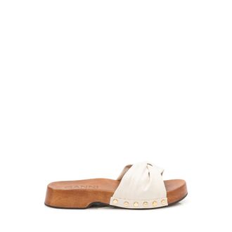 Ganni Sliders, female, White, Size: 10 US Tia Fairy Clog