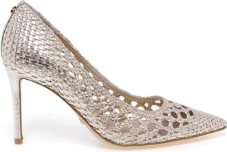 Guess Schoenen, Dames, Geel, 40 EU, Leer, Geweven Pomp