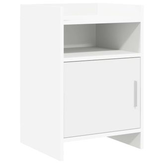 vidaXL Mesas De Noche Blanco 40 X 36 X 60 Cm Madera De Ingenier&iacute;a Vidaxl