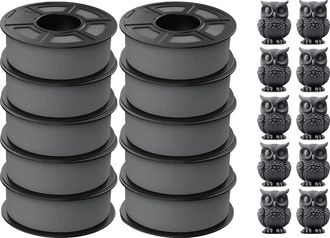 OEM Filamento 3d, Alta Velocidad, Resistencia Mejorada, Hsmpetg Gris