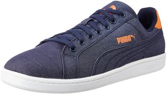 Puma Mens Smash Denim Low-top, Peacoat-Peacoat, 10 UK