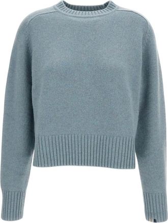 Extreme Cashmere Truien & Vesten, Dames, Blauw, ONE Size, Kasjmier, Trui met ronde hals