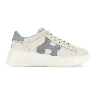 Hogan Rebel Sneakers met Memory Foam - Dames - Sneakers - Beige - 36 1/2 EU - Leer - Schoenen