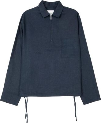 Arte Linen Quarter Zip Pullover