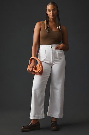 Maeve The Colette Crop Wide-Leg Jeans by Maeve