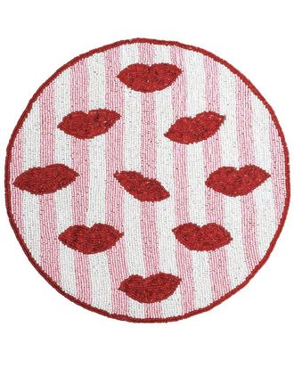 Tiramisu Sealed With A Kiss Beaded Placemat