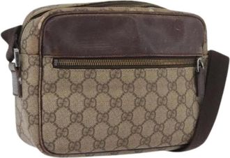 Gucci Pre-owned Cross Body Bags, female, Beige, Size: ONE SIZE Pre-owned Vintage Shoulder Bag