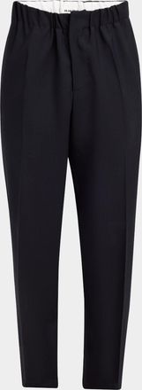 Jil Sander Mens Tapered Stretch Trousers