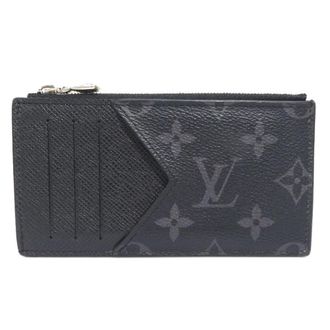 Louis Vuitton Black Gray Pvc Leather Coin Purse/Coin Case (Pre-Owned)