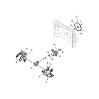 STIGA Sports Scatola ingranaggi ORIGINALE STIGA per spazzaneve SNOW FOX 1812-2804-01