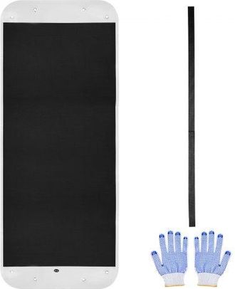 OEM Trineo De Arrastre Para Patio, Planeador De Arrastre De Polietileno 2800 X 1015 X 7 Mm Con Cuerdas Y Cable De Tracci&oacute;n Carga De 725,75 Kg Para Le&ntilde;a, P