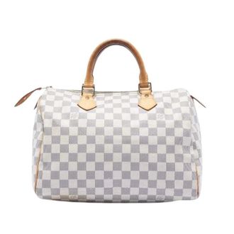 Louis Vuitton Pre-owned Handbags, female, White, Size: ONE SIZE Pre-owned Fabric Travel Bag
