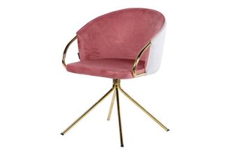 Adda Home Silla rosa de madera 55x58x77cm