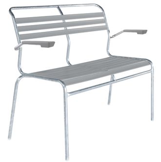 Schubiger M&ouml;bel L&auml;ttli-Bank S&auml;ntis mit Armlehnen