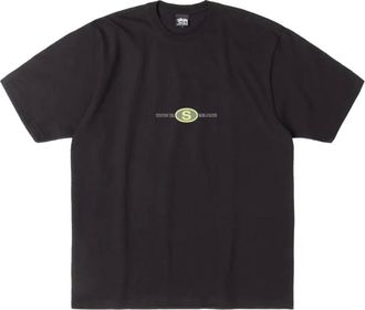 St&uuml;ssy logo-print T-shirt - unisex - Cotton - S - Black