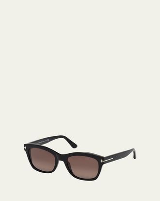 Tom Ford Lauren 02 Mirrored Square Sunglasses