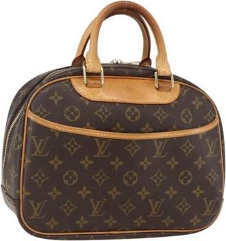 Louis Vuitton Pre-owned Vintage Canvas Handtas - Dames - Vintage Handtas - Bruin - ONE Size - Vintage