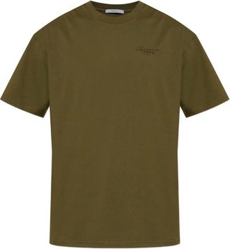 Givenchy T-shirt met logodetail - Groen