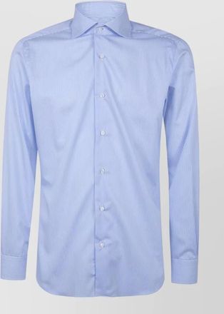 Barba cotton twill shirt
