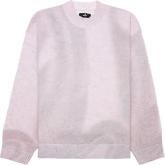 Represent Maglione girocollo a coste - Rosa