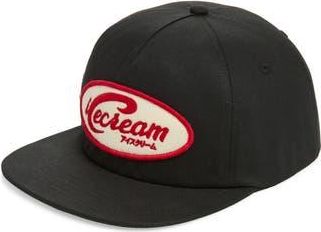Icecream Big C Adjustable Snapback Cap in Black at Nordstrom Rack