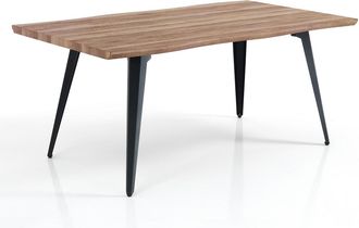 Oresteluchetta Escritorio De Madera Y Metal Estilo Industrial 160x90 Cm Arkansas