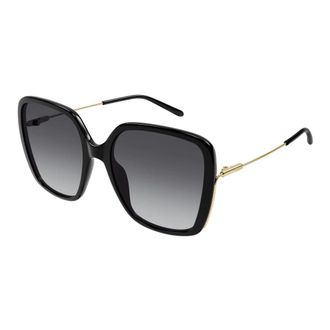 Chloé Sunglasses, female, Black, 57 MM, Square Sunglasses