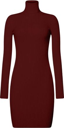 Wolford Merino Rib Jurk - Dames - Kleedjes - Rood - M - Katoen - Kleedjes