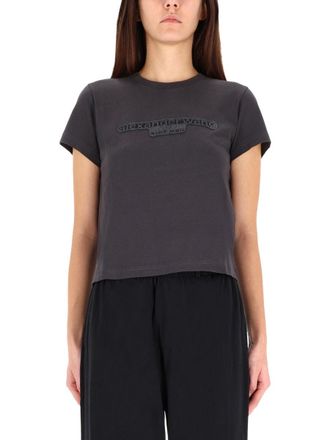 Alexander Wang Alexander Wang Embossed Logo T Shirt