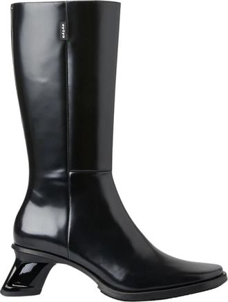 Eytys Nova Boot Heels - Dames - Laarzen met Hak - Zwart - 37 EU - Leer - Schoenen