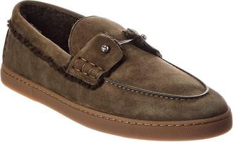 Christian Louboutin Chambeliboat Suede Boat Shoe