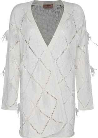 Twinset Donna, Maglie, Bianco, M, new