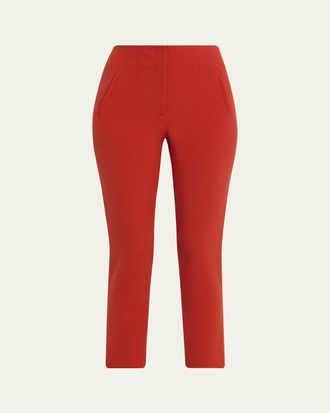 Veronica Beard Stila Slim Cropped Pants