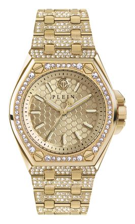 Philipp Plein Plein Extreme Lady Dames Horloge Goudkleurig PWJAA0822