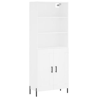 Berkfield Home Highboard White 69.5x34x180 cm Engineered Wood