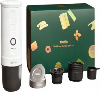 OEM Pack Navide&ntilde;o Outin Nano, Cafetera Espresso Con Cesta Plus, Modelo Otem-01, Color Blanco Perla