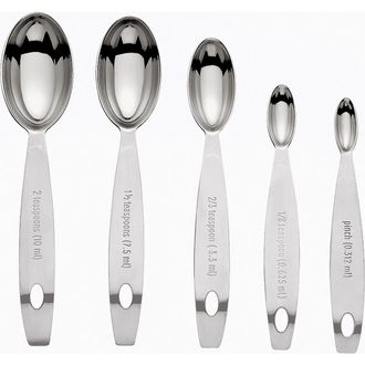 Cuisipro Stainless Steel Odd Size Measuring Spoons, 5 Piece Set in Silver at Nordstrom
