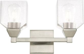 Livex Lighting Livex Aragon 2 Lt Brushed Nickel Bath Vanity