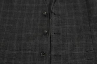 Dolce & Gabbana Wool Checkered Vest - Gray