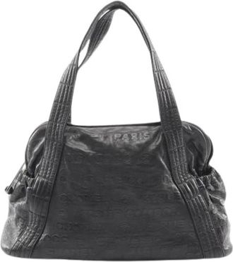 Chanel Pre-owned Shoulder Bags, female, Black, Size: ONE SIZE Pre-owned Vintage Shoulder Bag