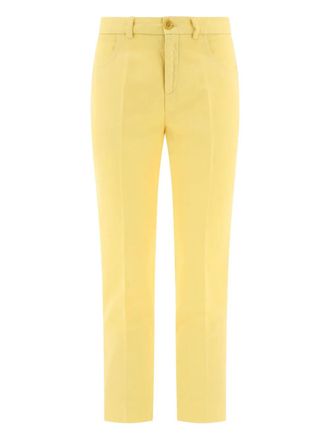 Aspesi Broek met zakdetail - Geel