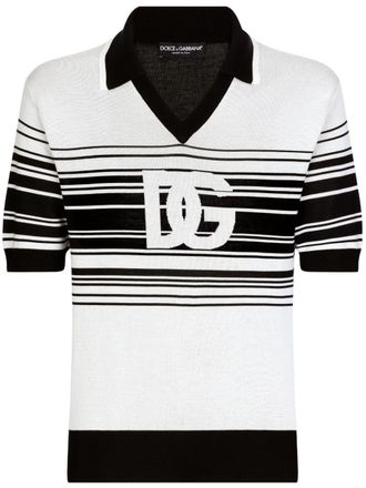 Dolce & Gabbana Polo con stampa - Bianco