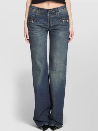 Gucci denim low-rise bootcut jeans