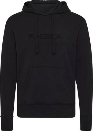 J.W.Anderson Zwarte Hoodie Aw 25 - Heren - Hoodies - Zwart - XL - Hoodies & sweatvesten