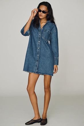 Anine Bing Mary Button-Front Dress